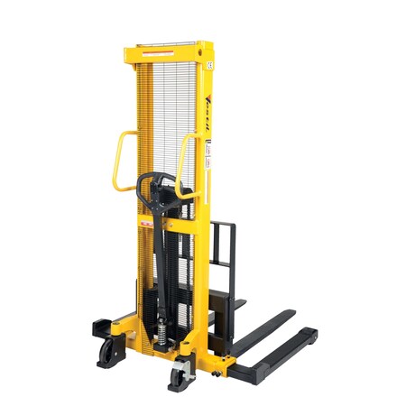 VESTIL Manual Stacker Adjustable Legs/Forks, 2,000 lb Capacity VHPS-2000-AA